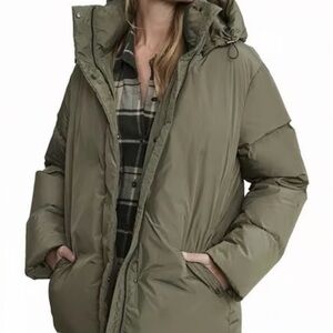 Jenni Kayne Green Puffer Down Jacket